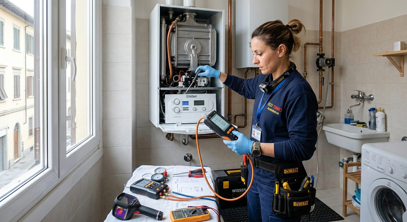 Manutenzione caldaia a gas — assistenza caldaie Vaillant Ariston Baxi Alpignano Rivoli